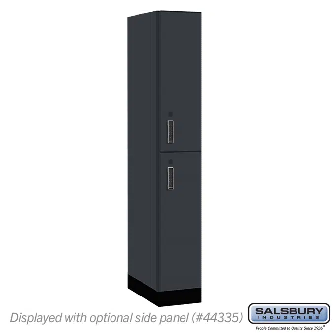 42000E Series Premier Wood Lockers - Double Tier - Electronic  Locks - 1 Wide