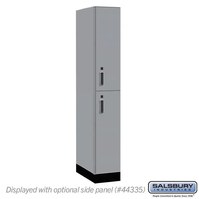42000E Series Premier Wood Lockers - Double Tier - Electronic  Locks - 1 Wide