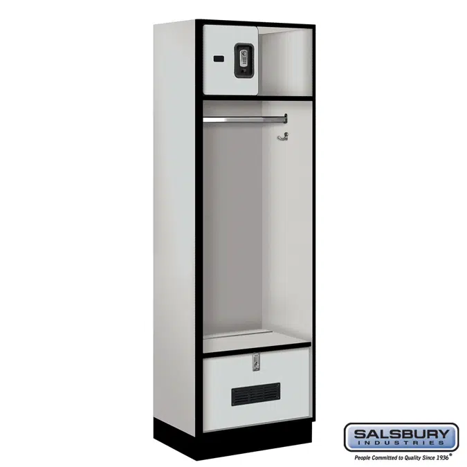 30000R Series Designer Wood Open Access Lockers