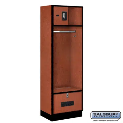 画像 30000R Series Designer Wood Open Access Lockers