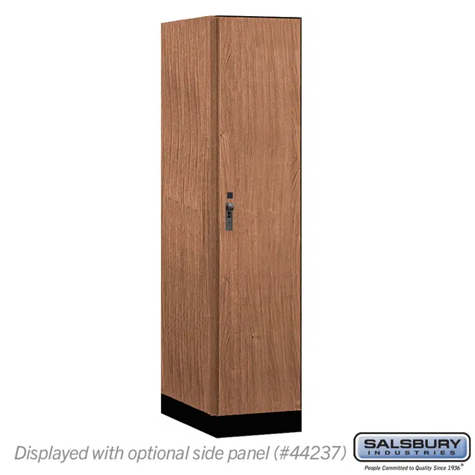 18-41000 Series Premier Wood Lockers - Single Tier - Standard Hasp - 1 Wide