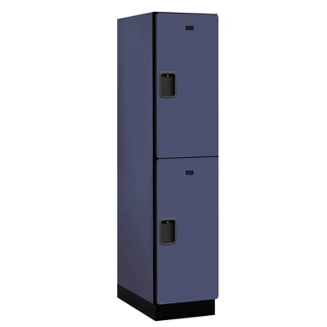 18-22000 Series Designer Wood Lockers - Double Tier - 1 Wide