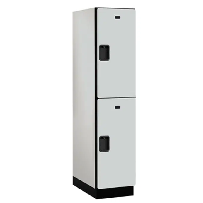 18-22000 Series Designer Wood Lockers - Double Tier - 1 Wide