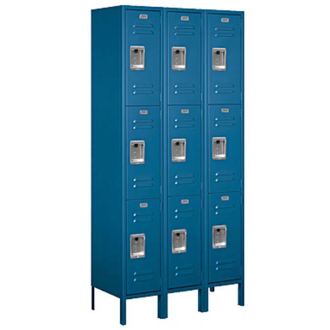 63000 Series Standard Metal Lockers - Triple Tier - 3 Wide