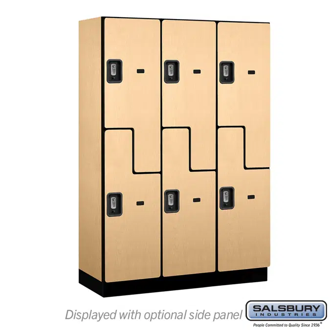 BIM objects - Free download! 18-27000R Series Designer Wood Lockers ...