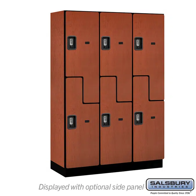 BIM objects - Free download! 18-27000R Series Designer Wood Lockers ...