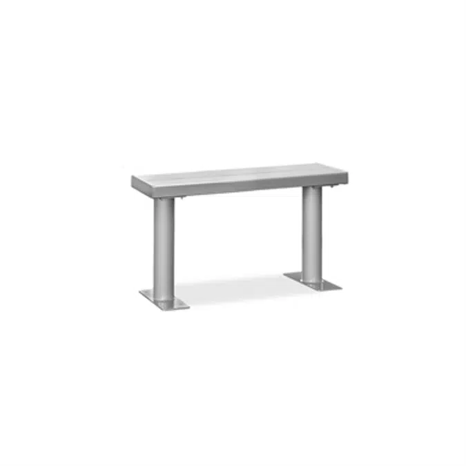 77770 Series Aluminum Locker Benches