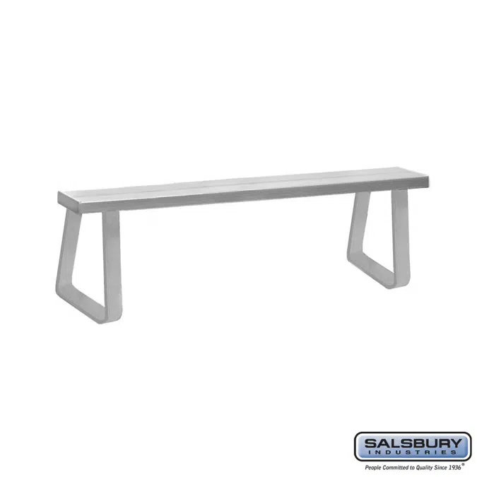 77770 Series Aluminum Locker Benches