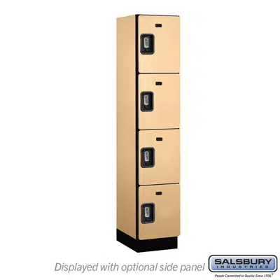 Image for 24000R Series Designer Wood Lockers - Four Tier - Resettable Combination Locks - 1 Wide