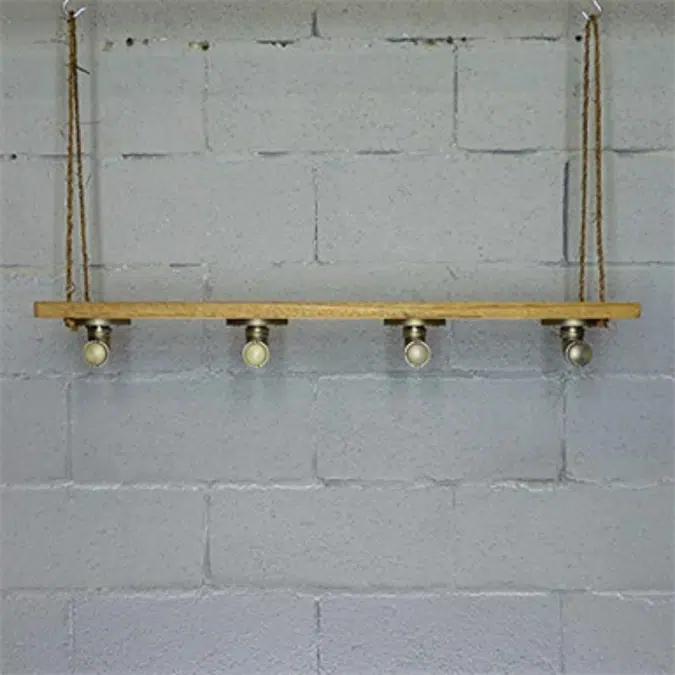 Furniture Pipeline Portland Industrial Chic Hanging Shelf Planter