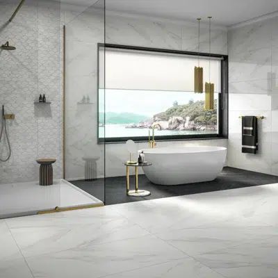 画像 STATUARIO WHITE Collection - Ceramic Floor & Wall Tiles 