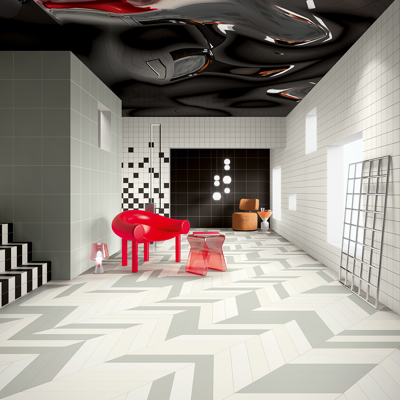 Image for CROMATICA Collection - 10x30 CHEVRON TILES 
