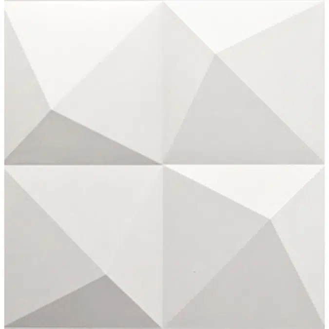 Facet mineral wallpanel