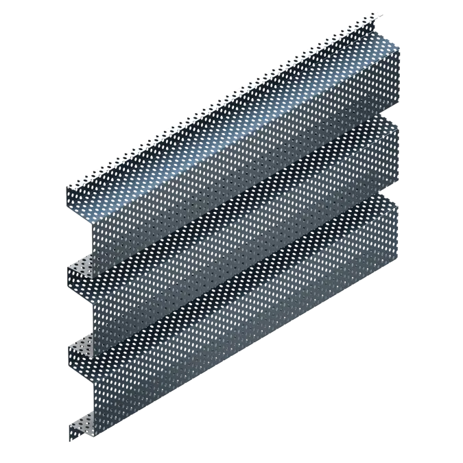 Exposed U-24 Profile B Wall Panel System