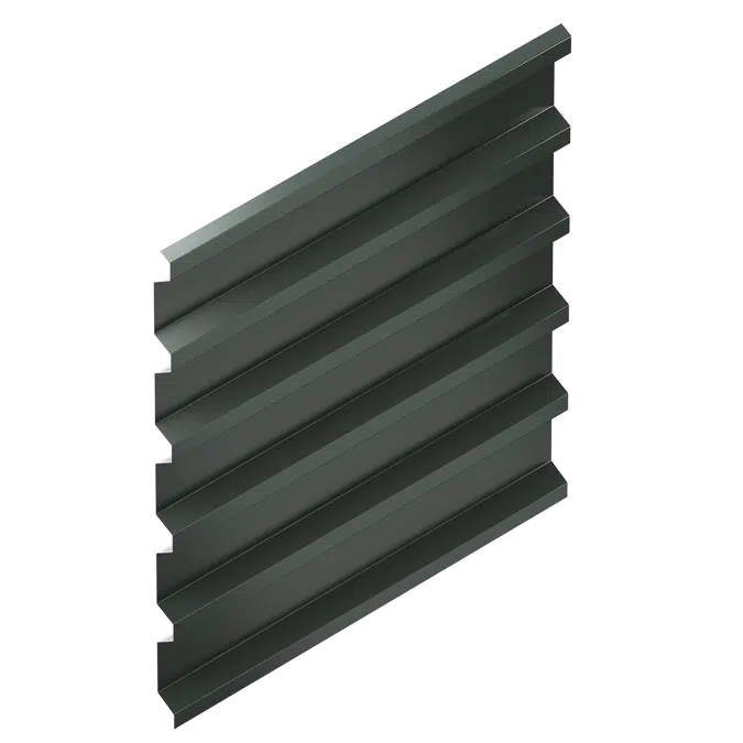 Exposed BR-35 Profile A Wall Panel System