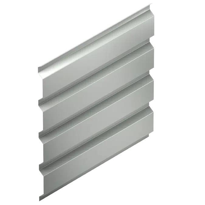 Exposed BR9-36 Profile B Wall Panel System