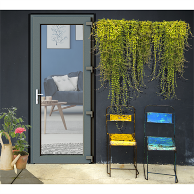 Об'єкти BIM скачати безкоштовно! Entrance door Exterior insulation