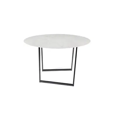 Dritto Dining Table Circle图像