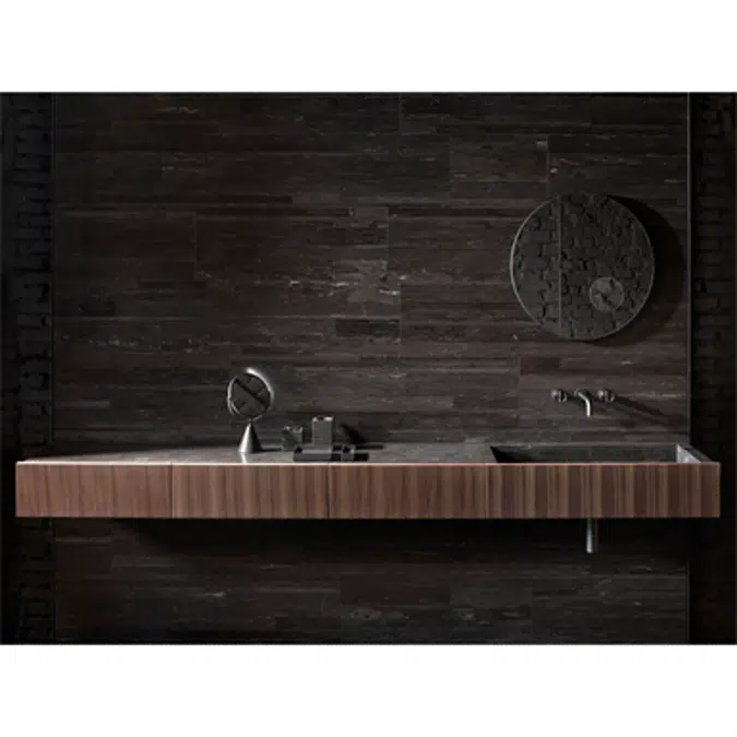 Adda - Wall-mounted Integrated Basin