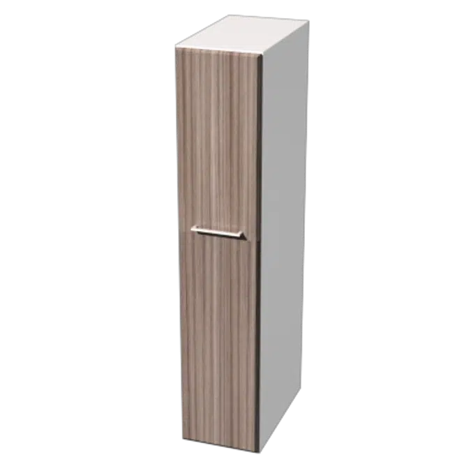 MIDO TALL UNIT 172,8X35X60 CM MATT WHITE/HAVANNA