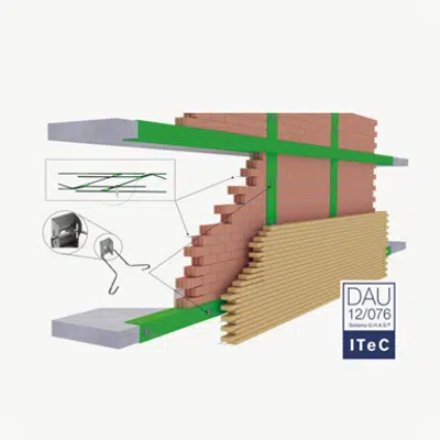 Immagine per GHAS System - Building system for masonry suitable for passive house