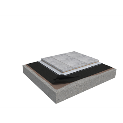 afbeelding voor Base SV 2-layer roof system for paving slabs on concrete non-insulated