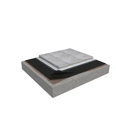 Image for Base SV 2-layer roof system for paving slabs on concrete non-insulated
