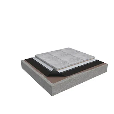 Image for Membrane 5 1-layer roof system for paving slabs on concrete non-insulated