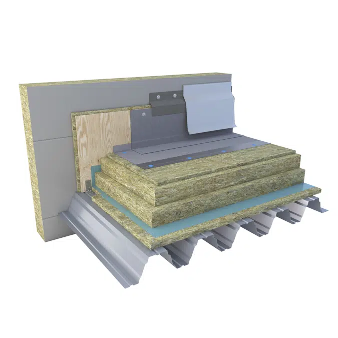 BIM objects - Free download! Mono PM 1-layer system, upstand against ...