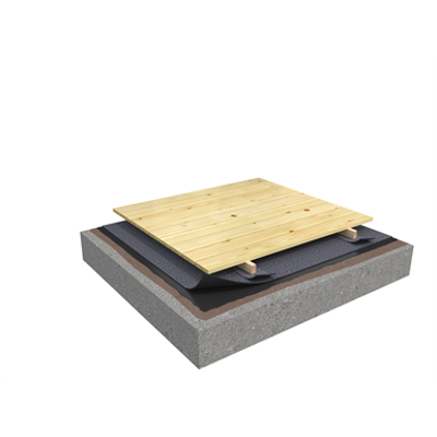 Image for Mono PM 1-layer roof system for wooden deck on concrete non-insulated