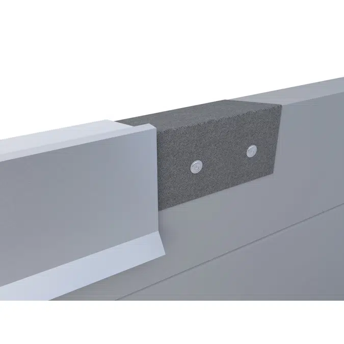 Mono PM 1-layer system, upstand against parapet wall ≤ 350 mm
