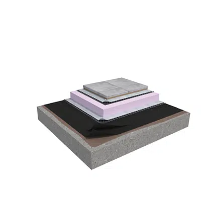 Image for Base SV 2-layer inverted roof system for paving slabs on concrete insulated with XPS