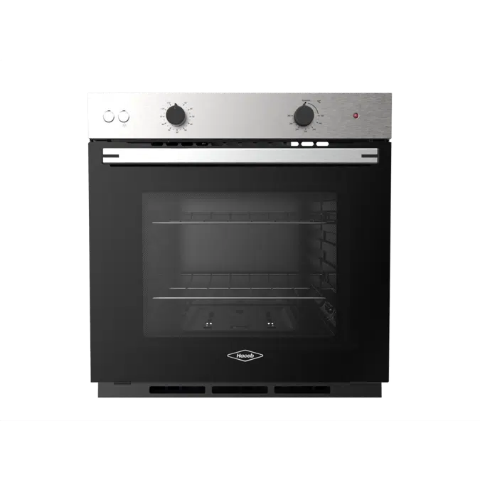 Horno eléctrico Tofu 60 cm Inox con vidrio negro 120V Haceb - Haceb