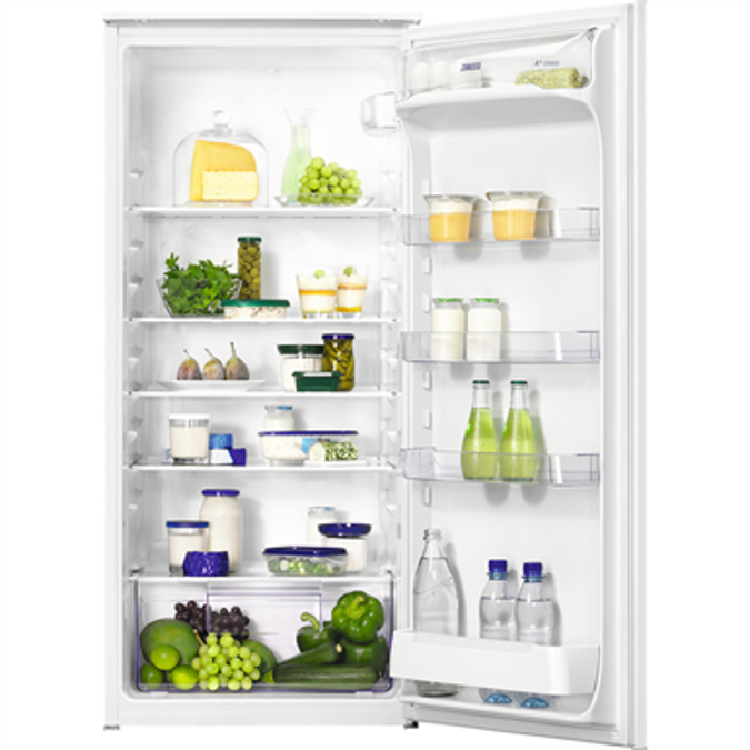 Zanussi BI Slide Door Refrigerator With Freezer Compartment 1218