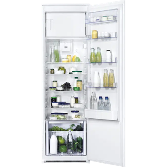Zanussi BI Slide Door Refrigerator With Freezer Compartment 1772