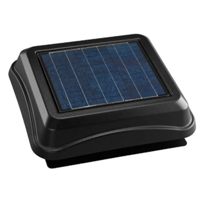 Broan-NuTone 345SOBK Surface Mount Solar Powered Attic Ventilator