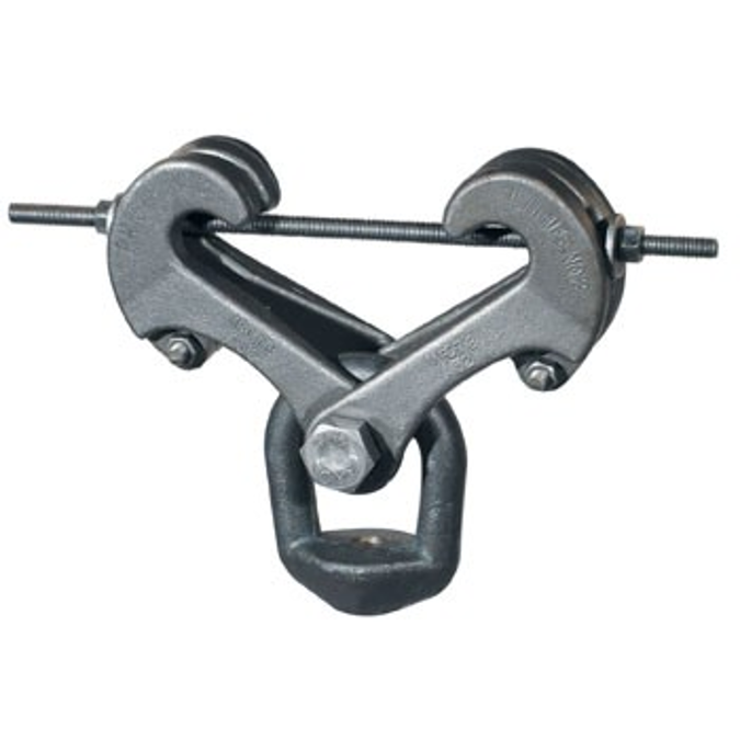 BIM objects Free download! 292 UFS Beam Clamp w/ Weldless Eye Nut, RH