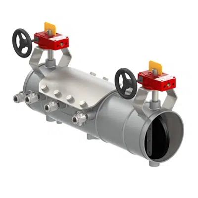 изображение для Lightweight Stainless Steel Double Check Valve Assemblies with Integral Butterfly or OSY Shutoffs - Deringer 20/20G
