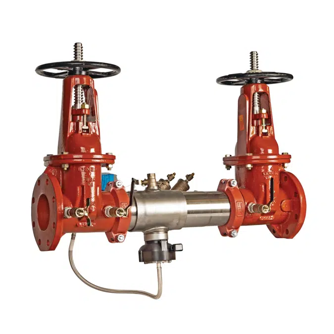 Stainless Steel Reduced Pressure Detector Assembly Backflow Preventers with Flood Sensor, 2 1/2 - 10 Inch Sizes - C500-FS