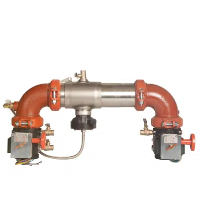 afbeelding voor Stainless Steel Reduced Pressure Zone Assembly Backflow Preventers with Flood Sensor, 2 1/2 - 10 Inch Sizes - C400-FS