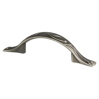 Berenson 4135-1VTN-P Art Nouveau Cabinet Pull için görüntü