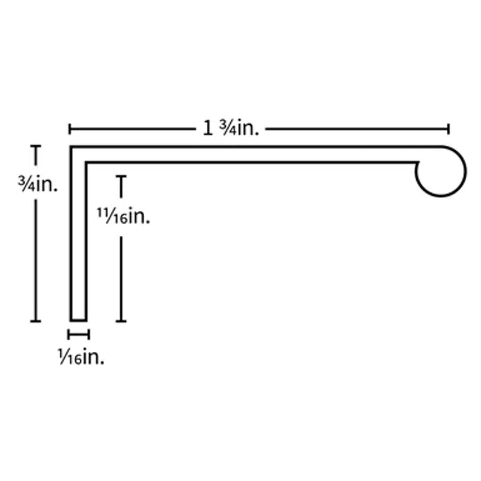 Berenson 1065-4BPN-P Bravo Finger Cabinet Pull