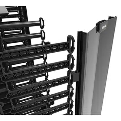 kép a termékről - Q-Series Vertical Manager, 8' H X 12" Wide, Double Sided