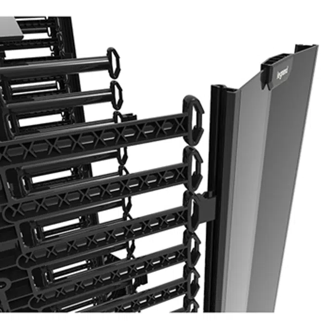 BIM objects - Free download! Q-Series Vertical Manager, 7' H X 6