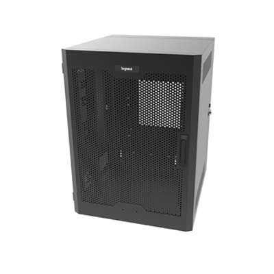 Obrázek pro 12RU, Swing-Out Wall-Mount Cabinet, Perforated Door