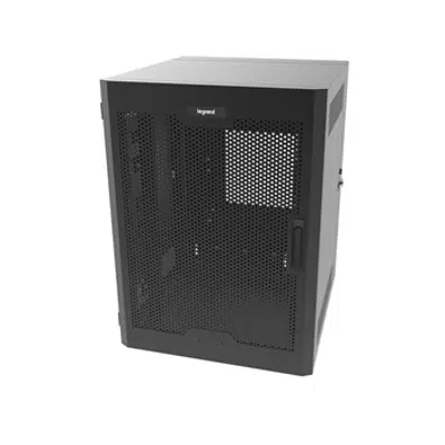 Image for 12RU, Swing-Out Wall-Mount Cabinet, Perforated Door