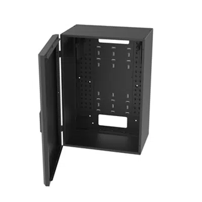 imagem para 4RU Vertical Wall-Mount Cabinet, Full Door, 36"H