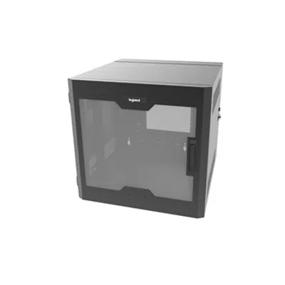 imagem para 12RU, Swing-Out Wall-Mount Cabinet, Plexi Door