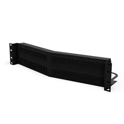 imazhi i Shielded Category 6A Angled Patch Panel, TKS6A Jacks,Rear Cable Management