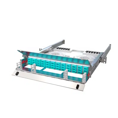 imazhi i Infinium Access UHD+, 1 RU, OM4, Rack Mount Fiber Enclosure 